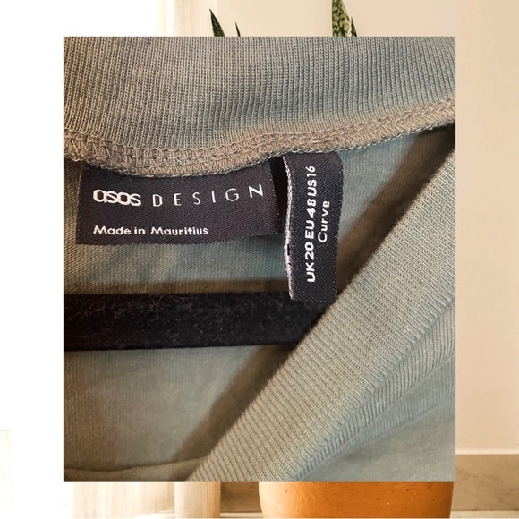 OSOS Design Curve Women’s Green Dress US Size 16 - Picture 3 of 7